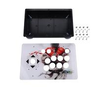 Caja de joystick y kit de panel acrílico con tornillos y ventosas, accesorios para máquinas de juegos de arcade
