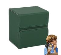 Caja de juego de cartas coleccionables,caja de juego para tarjetas, Funda blanda de cubierta de cuero PU con forro de microfibra, Caja de almacenamiento impermeable, caja de puente de gran capacidad