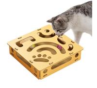 Caja De Juguete Para Cuidado De Uñas Gatos | Enriquecimiento Interactivo De Juguetes Con 4 Bolas De Burbujas | Gatos Rascarse Rompecabezas | Para Conejos Y Perros Pequeños De Interior