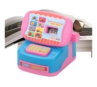 Caja de juguetes de rol, adorno coleccionable realista, supermercado, juego de rol, caja registradora, para niñas, niños en edad preescolar y los pequeños, adecuado para aulas y fiestas de cumpleaños