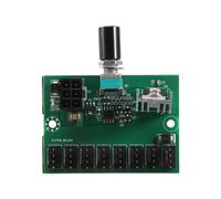 Caja de la Computadora Controlador Velocidad del Ventilador Minero 12V Concentrador de Ventilador 8 Canales PWM Controlador Ventilador Violento Alta