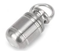 Caja de la píldora Caja de aleación de titanio Caja de medicina a prueba de agua Caja de llavero Contenedor Botella(s)