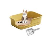 Caja De - Lados Altos Baja - Caja De Grande con Escudo,para Interior Gatito Mascota Mayor Hogar Oficina Residencia Apartamento Hotel Casa De Campo Sala Balcón