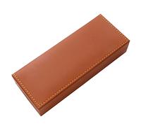 Caja de lápices de piel sintética, caja de regalo, regalo de negocios, estuche organizador de cuero duro
