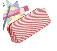 Caja De Lápiz De Papelería: Bolsa De Cremallera De Impermeable De 21x8x7.5cm, Organizador Espacioso Para Bolígrafos, Lápices, Borradores, Marcadores, Soporte De Suministros Escolares Compactos |