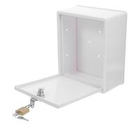 Caja de leche con cerradura para entregas de alimentos, contenedor portátil de ABS para exteriores, almacenamiento seguro, mantiene la leche fresca y fría, para reparto a