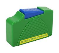 Caja de limpieza de fibra óptica, limpiador de conectores ópticos para cara final SC, FC, ST y LC, limpiador de fibra de tamaño de bolsillo sin disolventes con más de 550 limpiezas (Verde)