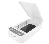 Caja de Limpieza de teléfonos celulares UV Box 360 ° UVC Light Celular Celimpador de Herramientas de Lavado con Modo de esterilización rápida para teléfonos Inteligentes Máscaras