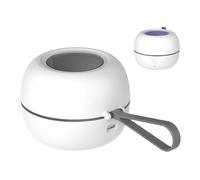 Caja de limpieza para chupetes, funda limpiadora de luz UV para chupete de bebé, esterilizador de biberón de microondas, funda protectora impermeable para posicionadores de ortodoncia, dentaduras