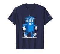 Caja de llamadas de policía azul del Reino Unido como una figura de cómic 1 - Diversión para fanáticos Camiseta