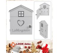 Caja De Llaves De Madera Corazón Favorito