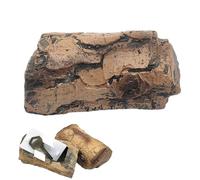 Caja de llaves de piedra, piedra falsa con llave exterior, piedra simulada con caja de almacenamiento creativa | La novedad de estatua impermeable al aire libre Parece piedra real