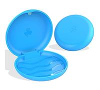 Caja de llaves Dento Box para carriles (también para rieles de mordida, raíl de crujido) 2 unidades KFO Box (azul claro).