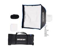 Caja de luz Amaran de 45 x 45 cm, Cuadrada, con Bolsa de Transporte de Rejilla para Amaran 60X/60D/200X/100X, Plegable, de instalación rápida, para Luces con Montura Bowens, de Aputure