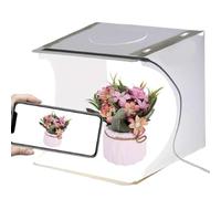 Caja de luz fotográfica, Mini Estudios de fotografía Plegable Kit de Carpa de luz con Fondos de fotografía de 6 Colores para artículos de tamaño pequeño