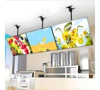 Caja De Luz LED Con Marco a Presión, Tablero De Menú Con Retroiluminación LED Para Restaurantes, Tiendas Y Carteles Colgantes Para Decoración, Exposiciones, Teatros Y Publicidad 5pcs-50×80cm