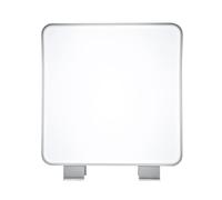 Caja de luz LED de doble cara, cuadrada, resistente al agua IP65, 1600 lm, caja publicitaria brillante, cartel publicitario LED para restaurante, cafetería, salón, 60 × 60 × 14 cm