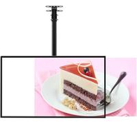 Caja de luz LED para publicidad, tablero de menús retroiluminado LED para tiendas de restaurantes, expositores publicitarios montados en la pared, varios métodos de colgar, cartelera para restaurantes