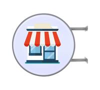 Caja de luz LED redonda de 60 cm, panel luminoso impermeable de doble cara, panel publicitario, se adapta perfectamente a todo tipo de tiendas, supermercados, salones de belleza, salones de manicura