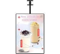Caja de luz LED ultrafina, tablero de menú retroiluminado para restaurantes, tiendas y teatros, llamativa cartelera colgante para publicidad y promociones