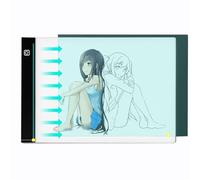 Caja de Luz Para Calcar,LED Light Tracing Pad,Dibujo Copiadora Escritorio Protección Ojos Diseño A4 Tacto Ligereza Ajustable Inteligente para el artista Cartón Hacer Sketch Diseño(normal)