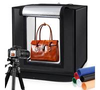 Caja de Luz para Estudio Fotográfico PULUZ Portátil 60x60x60cm, Caja de Luz Fotografía con 120 Luces LED +6 Fondos para fotografía de Joyas y Productos Alimenticios