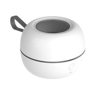 Caja de luz UVC de limpieza portátil blanca que limpia 3 minutos cada vez, recargable por USB C, para pezón, dentadura de pezón, esterilizador de pezón de bebé