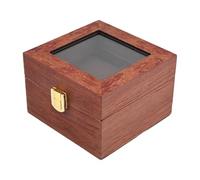 Caja de madera maciza for joyería, caja for reloj, caja de madera maciza for exhibición de relojes con múltiples posiciones, caja de almacenamiento for joyas, caja portátil for relojes de viaje