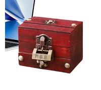 Caja de madera | Organizador decorativo antiguo - Caja decorativa de almacenamiento clásica - para dormitorio, mesilla de noche, tocador, gabinete de oficina, entrada