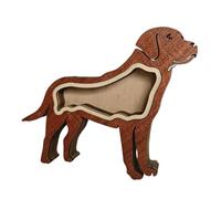 Caja de madera para guardar el pelo de mascotas, escultura de perro y gatos, para personalizar el nombre de las mascotas, decoración de mesa hecha a mano para el hogar, decoración del hogar