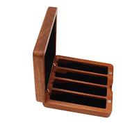 Caja de madera para saxofón para clarinete y saxofón con capacidad para cuatro grandes