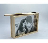 Caja de Madera Personalizada con Fotografía Impresa en Metacrilato | 30x25x6,5cm | 100% a tu Gusto | Regalo Ideal para Bodas, Cumpleaños y Aniversarios | Fabricado en España