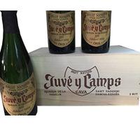 Caja de madera sin asa de 3 botellas - Cava Juvé y Camps - Reserva de la familia Brut Nature