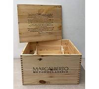 Caja de madera vacía Marcalberto Metodo Clásico Nature