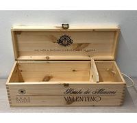 Caja de madera vacía Valentino Rocche Dei Manzoni Brut Metodo Clásico
