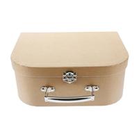 Caja De Maleta De Papel Baúl De Almacenamiento Cajas De Papel Maché Maleta Decorativa Con Asa Cajas De Vintage Para Almacenamiento En El Hogar Recuerdo De Fiesta