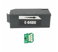 Caja de mantenimiento de tinta, caja de mantenimiento de tinta de plástico con accesorios de impresoras de chip compatible con Epson EWMB1/T04D0 compatible con Expression ET-7700, ET-7750
