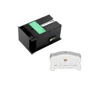 Caja de Mantenimiento de Tinta de residuos compatibles para Varias impresoras, Incluyendo WF 7721 7720 7710 7715 7210 7610 7620 3620 3640 L1455 ET-16500 WF 3540 WF 3520 3010(A-Tank and Resetter)