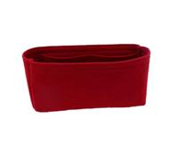 Caja de Maquillaje Bolsa de clásico Insertar 20cm Cesmetic Bucket Bolso de Lujo Base Portable Store Caja de Maquillaje Profesional (Color : Burgundy, Size : For CFmini20)