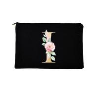 Caja de maquillaje Bolsa de maquillaje de dama de honor Carta de estampado de cartas de cosmética Mujeres Artículos de aseo Organizador Femenino Almacenamiento Maquillaje Purso Boda Best Regalo Caja d