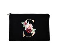 Caja de maquillaje Bolsa de maquillaje de dama de honor Carta de estampado de cartas de cosmética Mujeres Artículos de aseo Organizador Femenino Almacenamiento Maquillaje Purso Boda Best Regalo Caja d