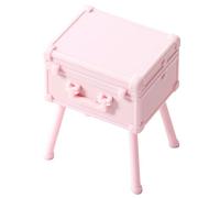 Caja de maquillaje en miniatura 1:12, modelo de decoración de fiesta de vacaciones, adorno de juguete para estudiantes de jardín de infantes