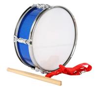 Caja de marcha Caja de metal de 13 pulgadas con baqueta y correa para el hombro Instrumentos de percusión para niños Kit de batería escolar Marcha