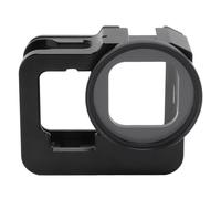 Caja de Marco de Aluminio para Cámara, Filtro UV HD, Jaula de Aluminio, Carcasa Protectora, Carcasa de Marco, Diseño de Liberación Rápida con Soporte de Zapata Fría
