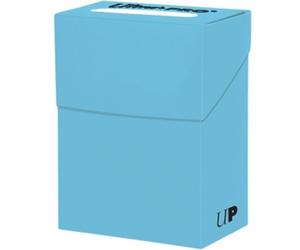 Caja de mazo para cartas new solid ultra pro azul claro 85 cartas