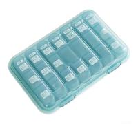 Caja de medicamentos 7 días 21 compartimentos por la mañana por la noche (D)