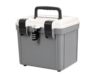 Caja de medicamentos con Cerradura - Organizador portátil con Cerradura | Caja Fuerte con números | Caja de Almacenamiento Grande | Organizador, portátil, con Bloqueo de contraseña, Gran Capacidad