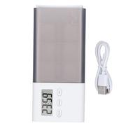 Caja de medicina digital con alarma Recordatorio inteligente Organizador de medicamentos electrónicos para viajes Diseño compacto liviano USB USB recargable ABS PP Material 210G