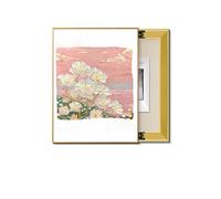 Caja de medidor de electricidad, pintura decorativa, modelo deslizante montado en la pared, medidor oculto vertical, arte de pared adecuado(D,60x80cm)