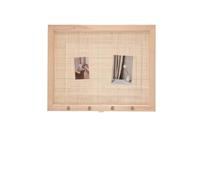 Caja de medidor eléctrico de ratán que cubre la caja de medidor eléctrico abatible hacia arriba, caja de distribución de entrada, pintura decorativa, decoración creativa for el hogar(With hook,60x50cm